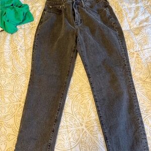 Madewell Charcoal Denim Pants